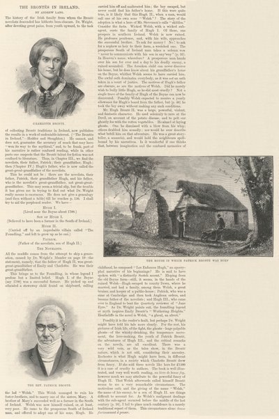 Brontes i Irland (gravyr) av English School