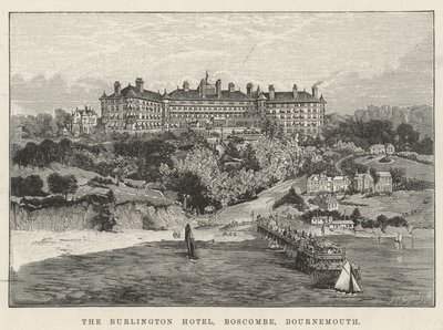 The Burlington Hotel, Boscombe, Bournemouth (gravyr) av English School