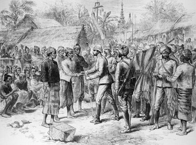 The Burmah Expedition: General Prendergasts intervju med officerarna och kvarlevan av den burmesiska armén, från 