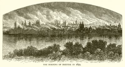 Brännandet av Irkutsk 1879 av English School