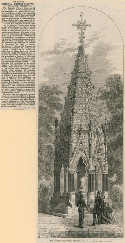 Buxton Memorial Drinking Fountain, St Margarets Westminster av English School