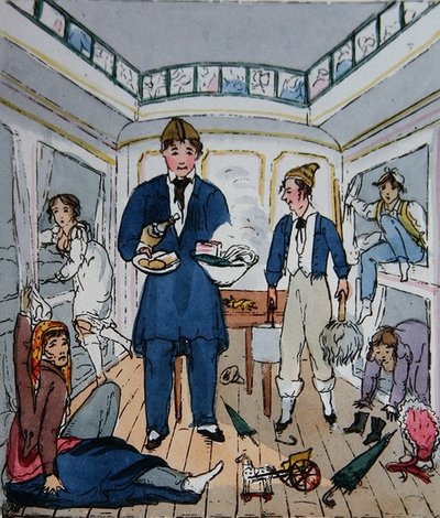 "Stugan", ur "De Paris a Douvres" av Roger Bookem av English School