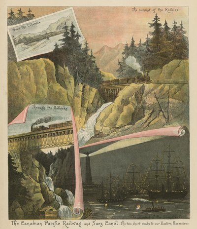 Canadian Pacific Railway och Suezkanalen. De två korta vägarna till våra östra ägodelar av English School