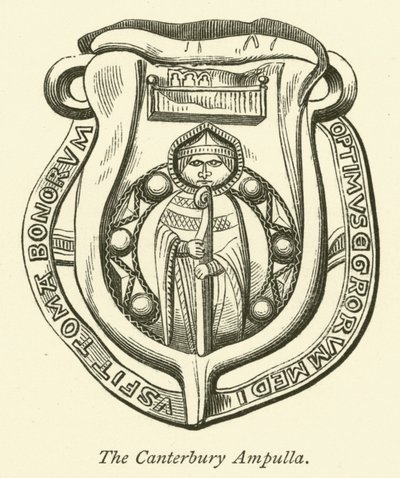 Canterbury Ampulla (gravyr) av English School