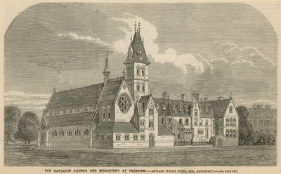 Kapucinerkyrkan och klostret i Peckham av English School