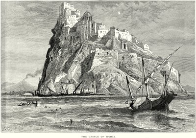 Slottet på Ischia (gravyr) av English School