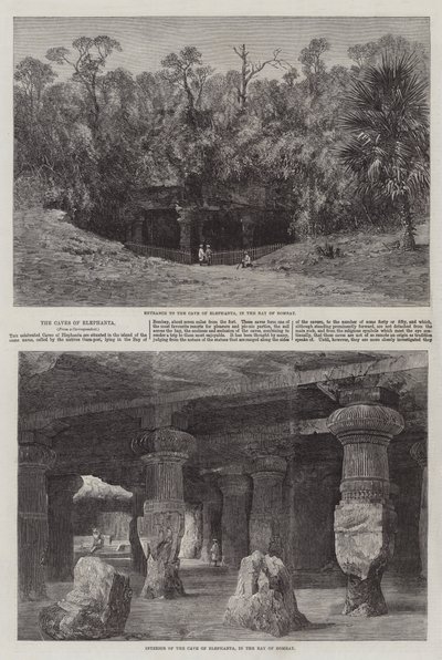 The Caves of Elephanta (gravyr) av English School