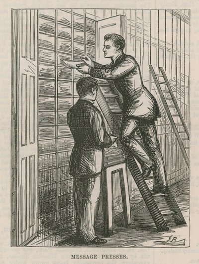 Central Post Office Telegraph Establishment: Meddelande trycker av English School