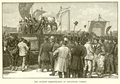 Chartistdemonstrationen på Kennington Common av English School