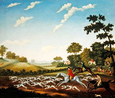 The Chase, ca 1770 (olja på duk) av English School