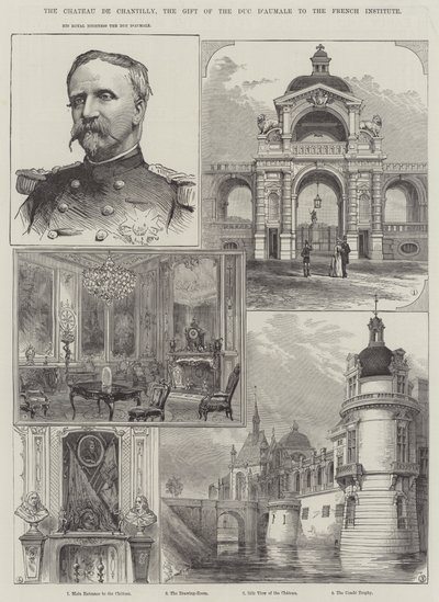 Chateau de Chantilly, gåvan från Duc d
