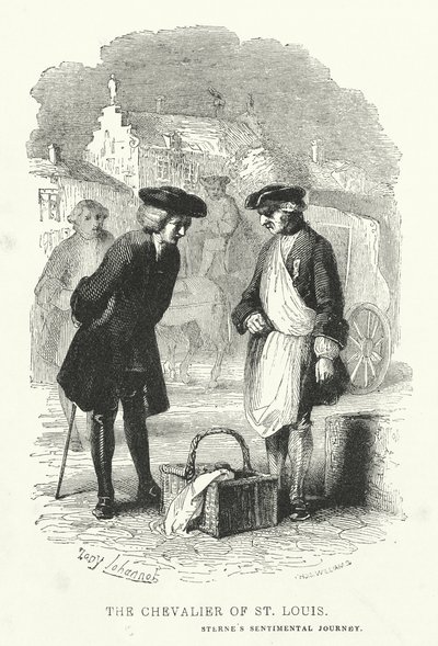 Chevaliern av St Louis (gravyr) av English School