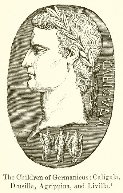 Germanicus barn: Caligula, Drusilla, Agrippina och Livilla av English School