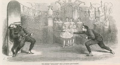 Den kinesiska impamentprestationen på Drury Lane Theatre av English School