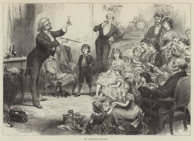The Christmas Conjuror (gravyr) av English School