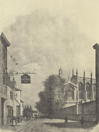 The Christopher Inn, etc (gravyr) av English School