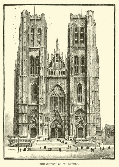 St Gudulekyrkan av English School