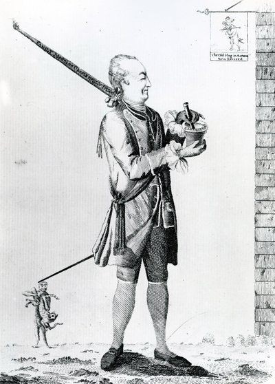 The Chymical Macaroni, publicerad av G. Terry, 1772 (mezzotint) av English School