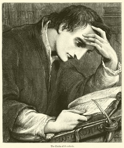 The Clerke of Oxenforde (gravyr) av English School