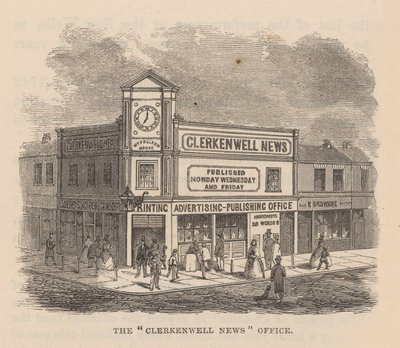 Clerkenwell News office, Clerkenwell, London av English School