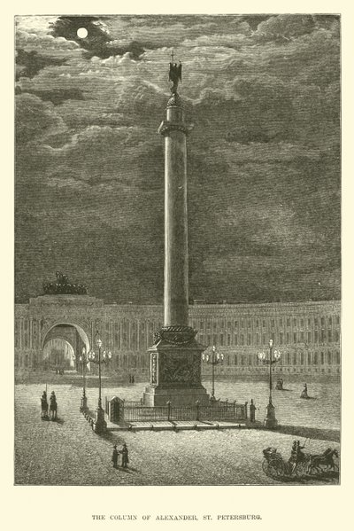 Alexanders kolumn, St Petersburg av English School