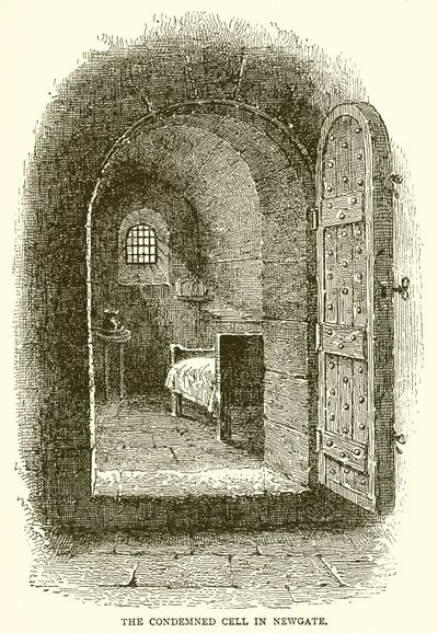 Den fördömda cellen i Newgate av English School