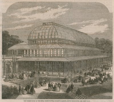 Konservatoriet i Royal Horticultural Society trädgårdar, South Kensington av English School