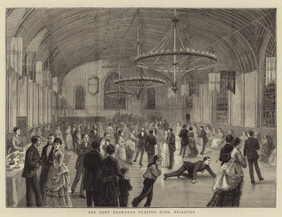 The Corn Exchange Skating Rink, Brighton (gravyr) av English School