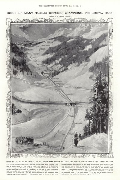 Cresta Run, St Moritz, Schweiz av English School