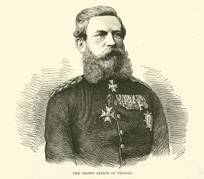 Kronprinsen av Preussen, augusti 1870 av English School