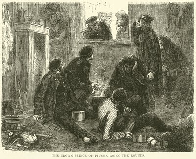 Kronprinsen av Preussen går runt, november 1870 av English School