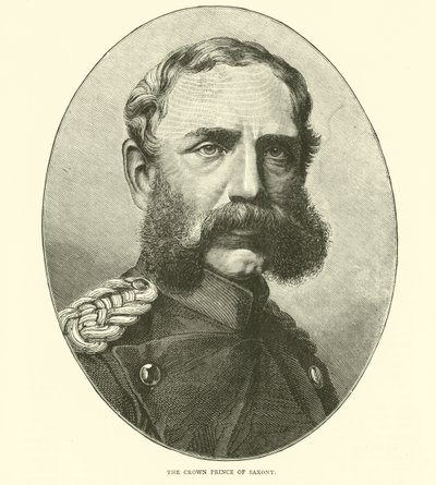 Kronprinsen av Sachsen, augusti 1870 av English School