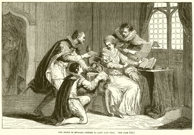 The Crown of England erbjöd sig till Lady Jane Gray av English School