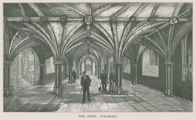 The Crypt, Guildhall, London av English School