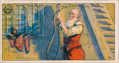 Klockan för utegångsförbud (chromolitho) av English School