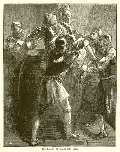 Clarences död, 1478 av English School