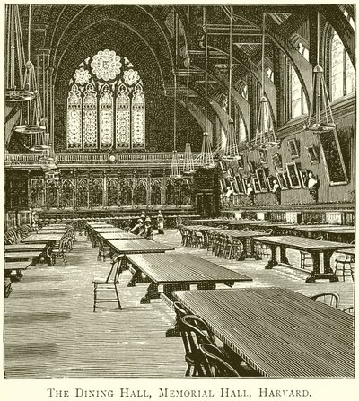 Matsalen, Memorial Hall, Harvard av English School