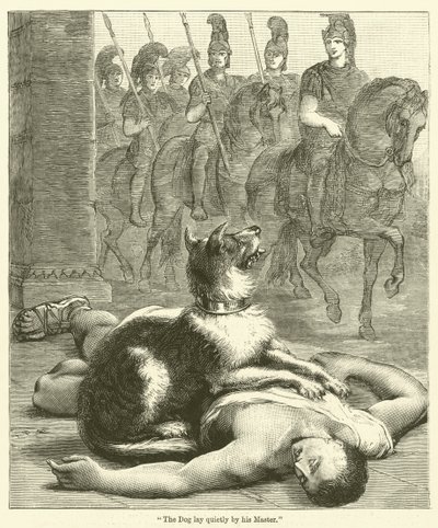 "Der Hund lag ruhig bei seinem Herrn" von English School