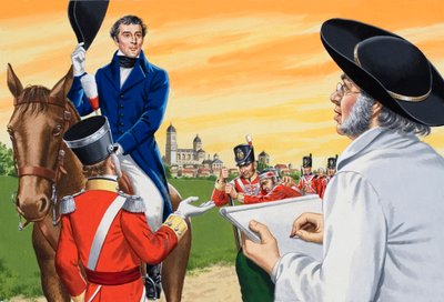 Hertigen av Wellington målas av Goya av English School