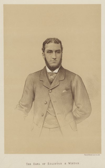 Jarlen av Eglinton och Winton (litho) av English School