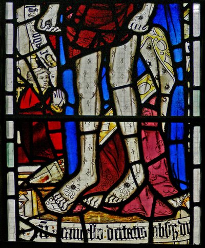 Das Ostfenster (Ew) zeigt einen Stifter - John Walker von English School