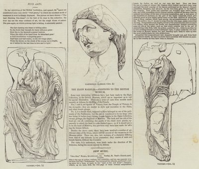 The Elgin Marbles (gravyr) av English School
