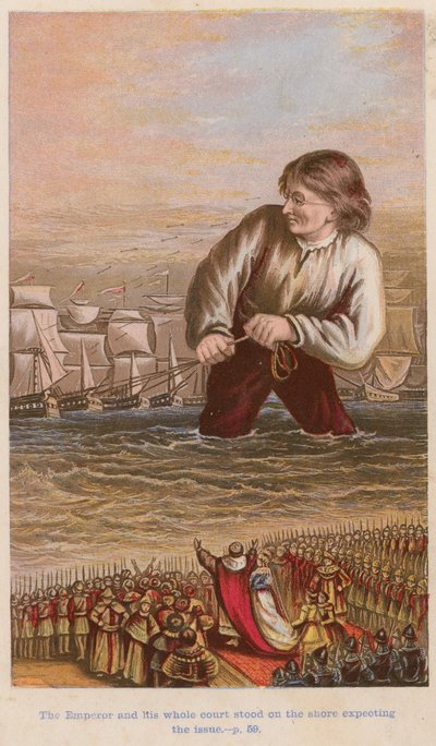 Kejsaren och hela hans hov stod på stranden och väntade på frågan av English School