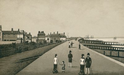 The Esplanade, Harwich (litografi) av English School