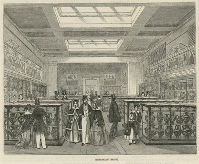 Etruskiska rummet i British Museum av English School