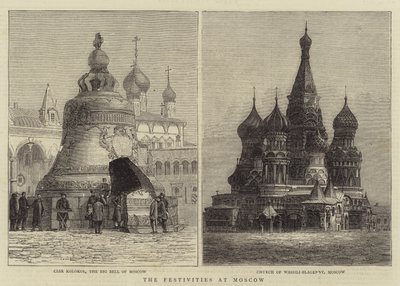 Festligheterna i Moskva (gravyr) av English School