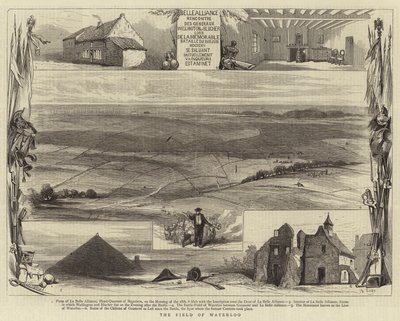 The Field of Waterloo (gravyr) av English School