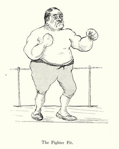 Fighter Fit; Ofta är det bitaren som biter (litografi) av English School