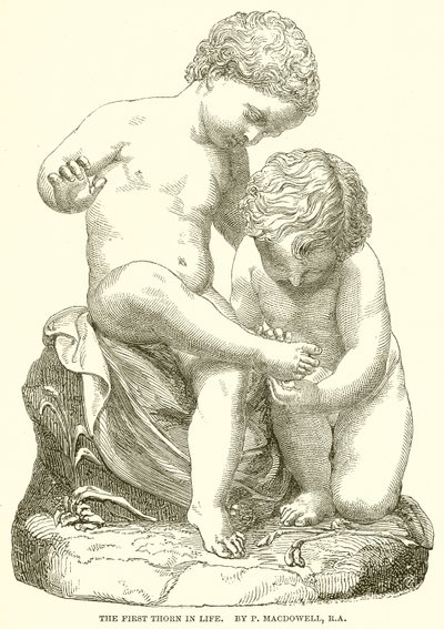 Livets första törne. Av P. Macdowell, R.A av English School