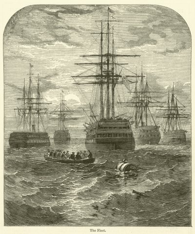 Flottan (gravyr) av English School